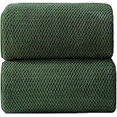 Akzpe 40x80 Inches Bath Sheets Towels for Adults Oversized Bath Towels Extra Large Luxury Super Soft Absorbent Quick Dry Microfiber(Olive Green,2PCS)
