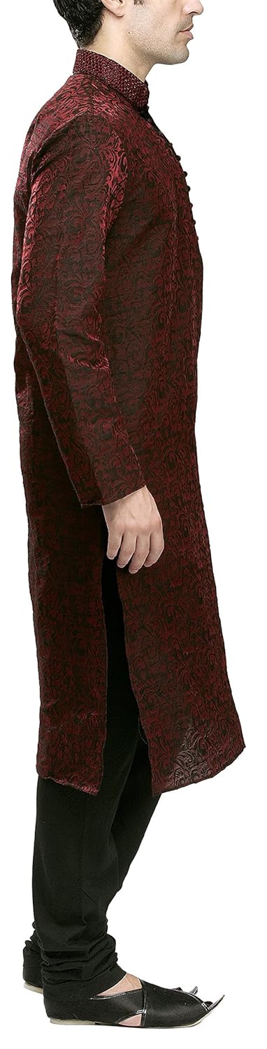 manyavar men's silk kurta churidar