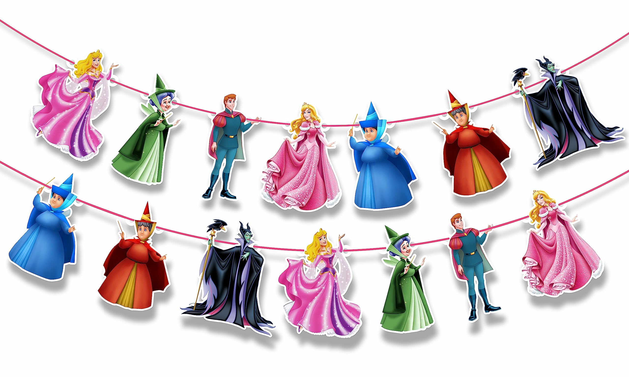 Seyal® Sleeping Bauty Garland Decorations