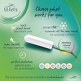 Lil-Lets Non-Applicator Super Plus Tampons 16 Count SmartFit Plant-Based view 3