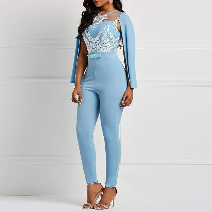 womens jumpsuit with cape