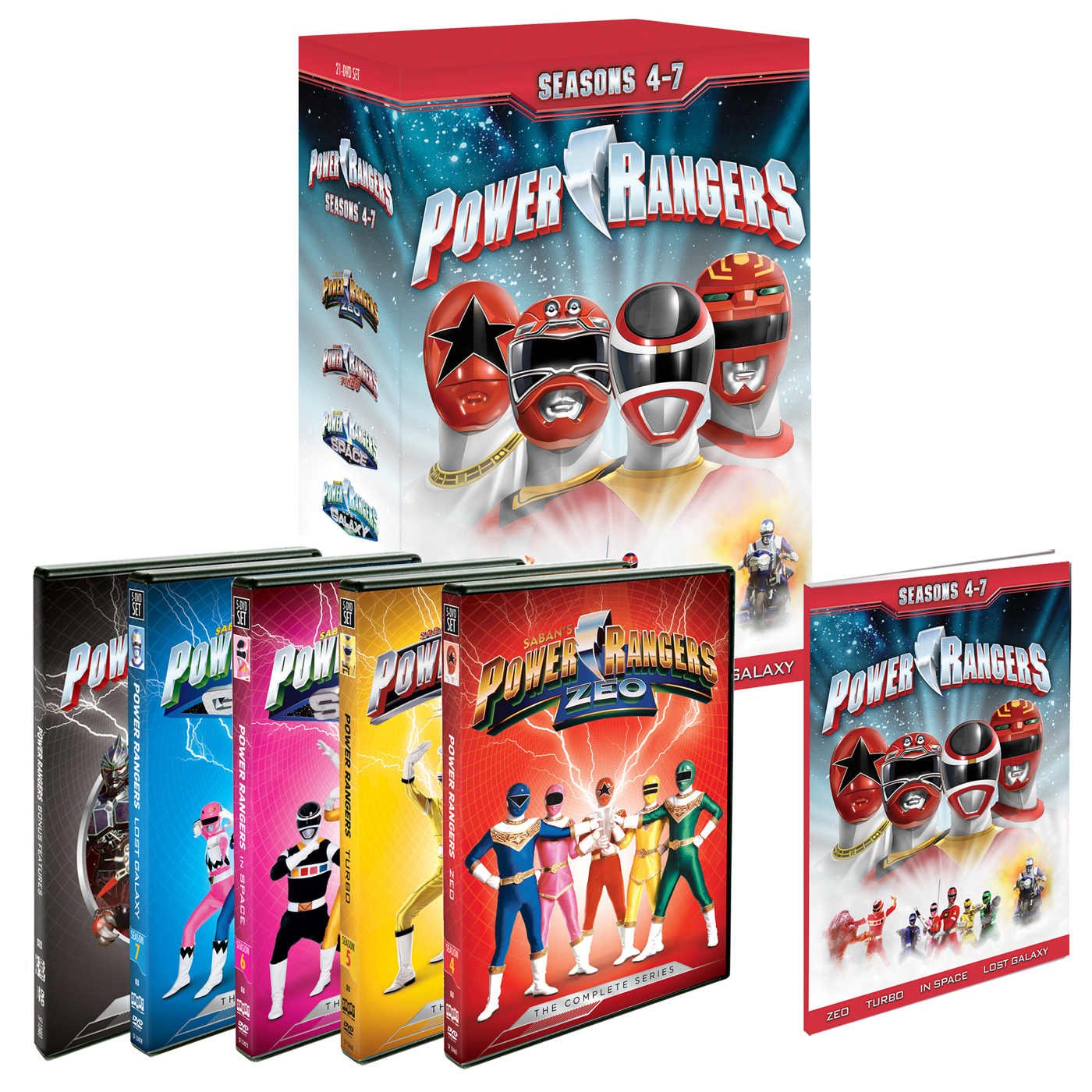 Amazon Com Power Rangers Seasons 4 5 6 7 Zeo Turbo In Space Lost Galaxy Movies Tv
