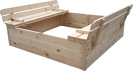 Outdoor Toys - Arenero de madera (KT12812): Amazon.es: Juguetes y juegos