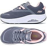 GyeBea Wide Toe Box Shoes Women Arch Support Walking Sneakers Orthotic Tennis Shoes for Plantar Fasciitis Bunions