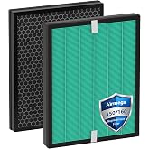 2 Pack Upgraded Airmega 150 Filter Replacement Compatible with Coway Airmega 150 (AP-1019C) &amp; Airmega 160 Air Purifiers, True HEPA and Enhanced Activated Carbon Filter, AP-1019C-FP (Enhanced 150)