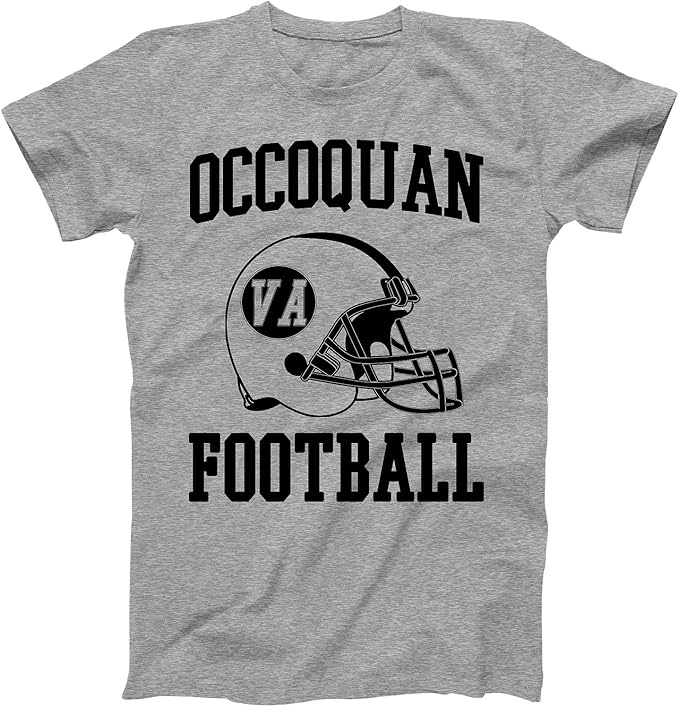 Vintage Football City Occoquan Shirt for State Virginia with VA on