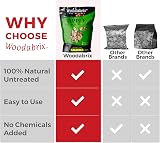 Woodabrix Apple Wood Chips 800g for Charcoal Gas BBQ Smoker 100% Natural view 6