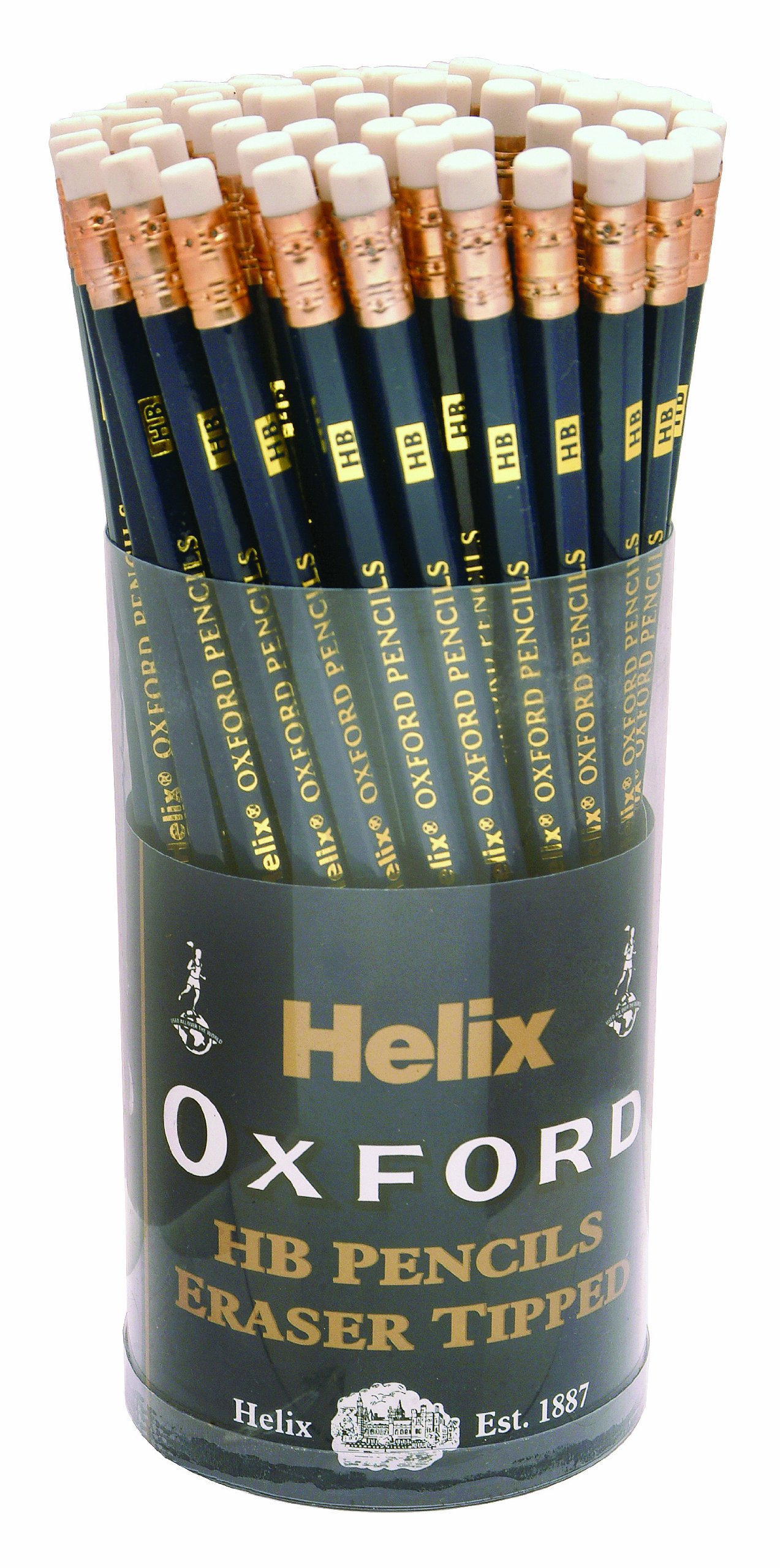 Helix Oxford Eraser Tipped HB Pencils (Pack of 72) — image 1