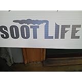 Sootlife Sticker Silver Block Letters
