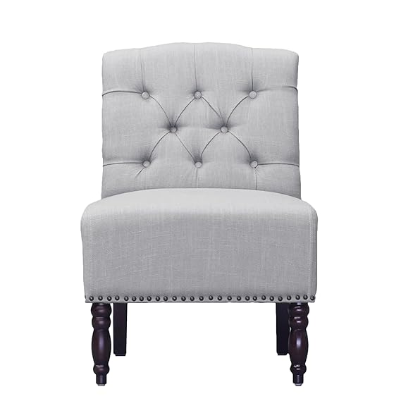 Jellywood® MCRAL Barock Polster Sitzbank mit Rückenlehne/Lounge-Sessel ohne Armlehnen, Dicke Polsterung mit Federung Sitzhöhe