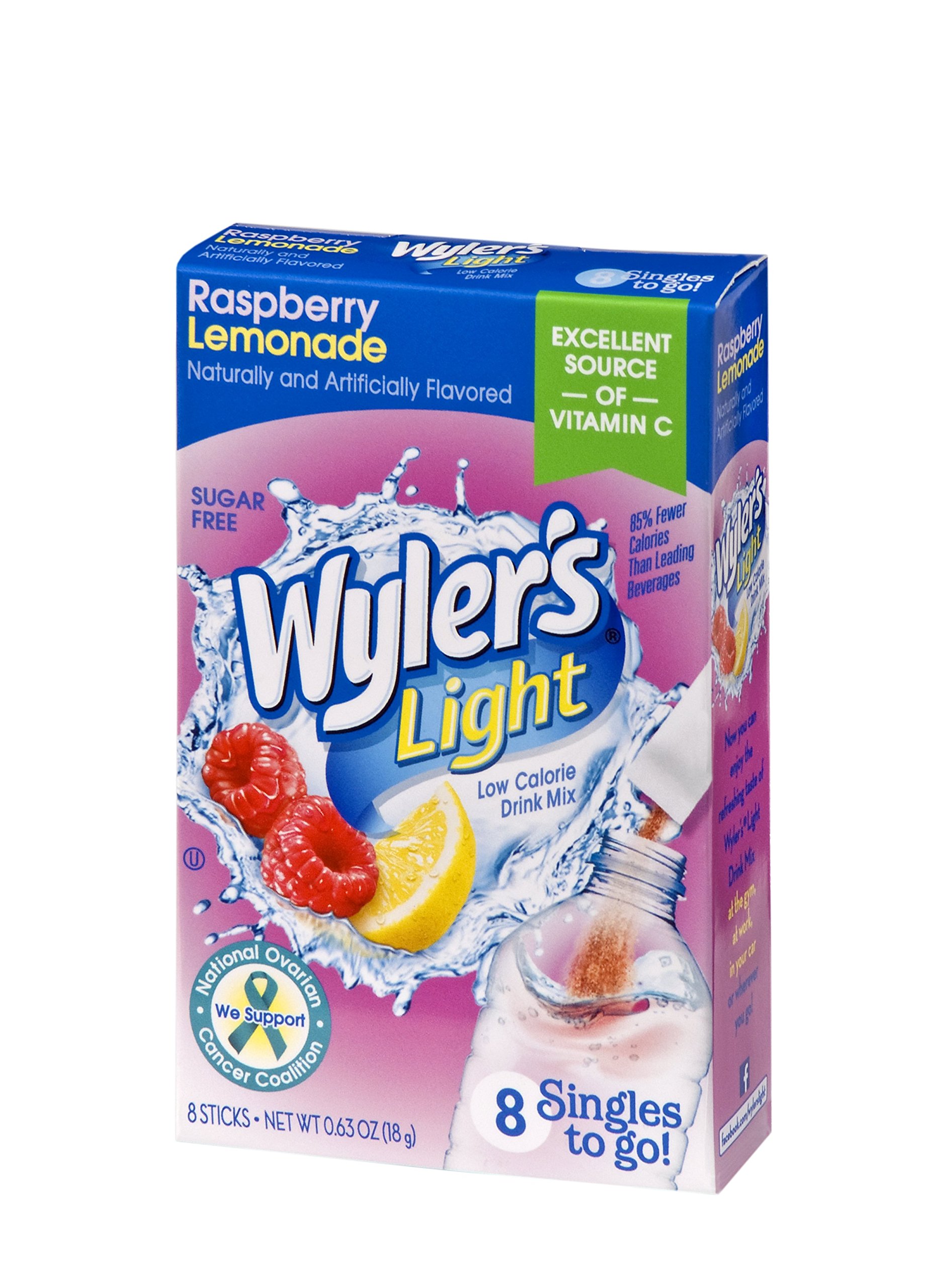 Wyler's Light Singles To Go Powder Packets, Water Drink