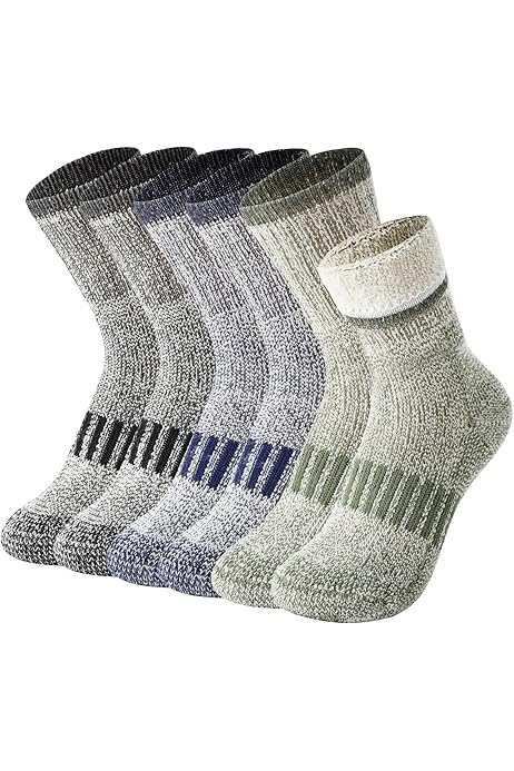Moyel Wool Socks Mens Warm Socks Winter Thermal Socks For Men Menu2018s