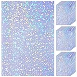 Nezyo 60 Sheets Holographic Laminate Sheets Clear
