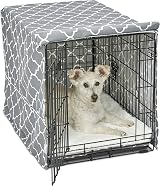New World Medium Dog Crate Cover with Teflon Protector Gray 76cm Fits 76cm