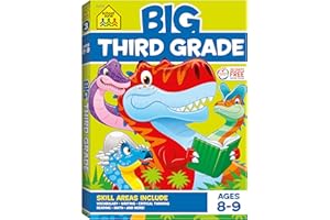 School Zone Big Third Grade Workbook: 320 Pages, 3rd Grade, Reading, Writing, Math, Science, History, Social Science, Critica