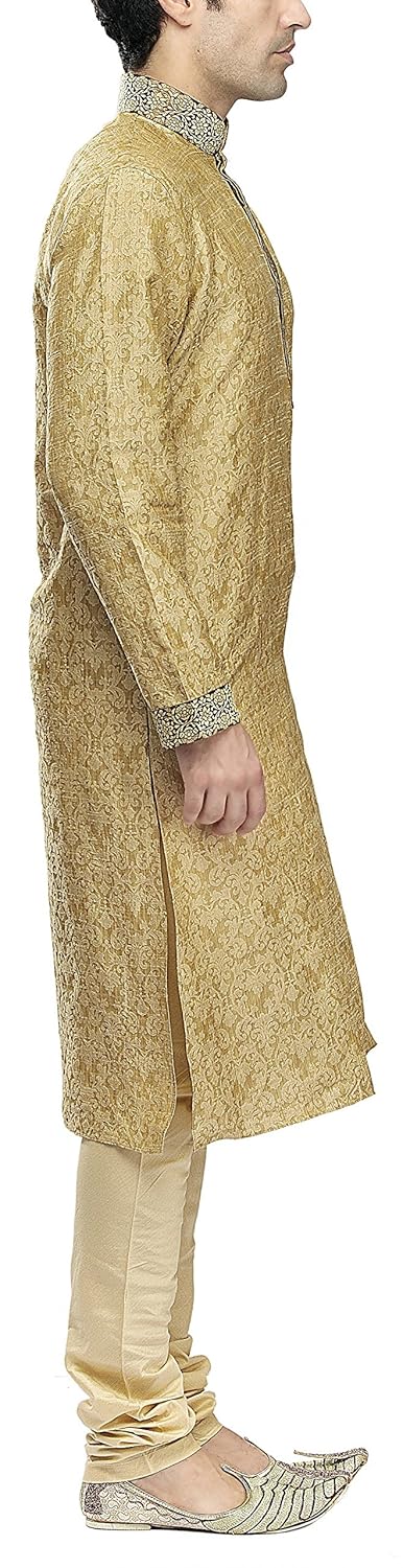 manyavar men's silk kurta churidar