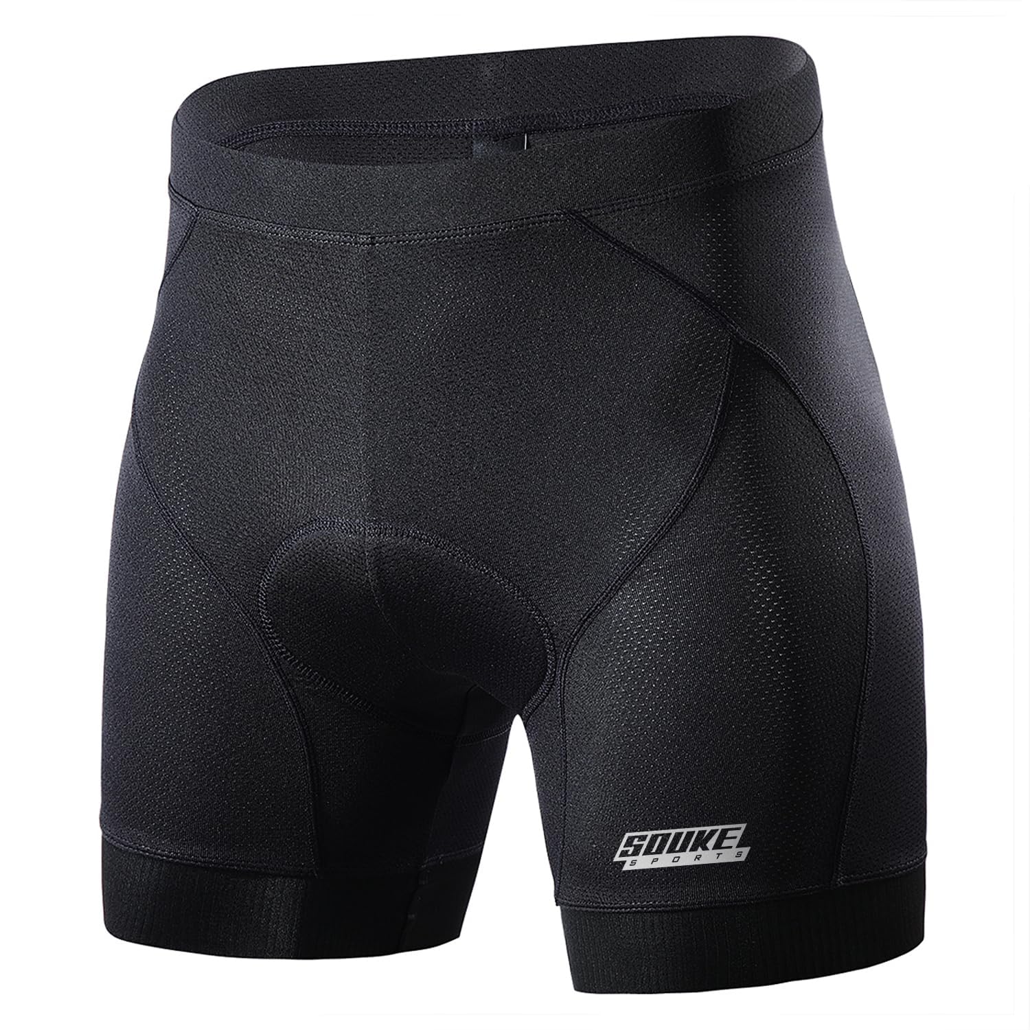 Souke Sports Men's Cycling Underwear 4D Padded Breathable Bike Undershort Shorts Anti-Slip Design