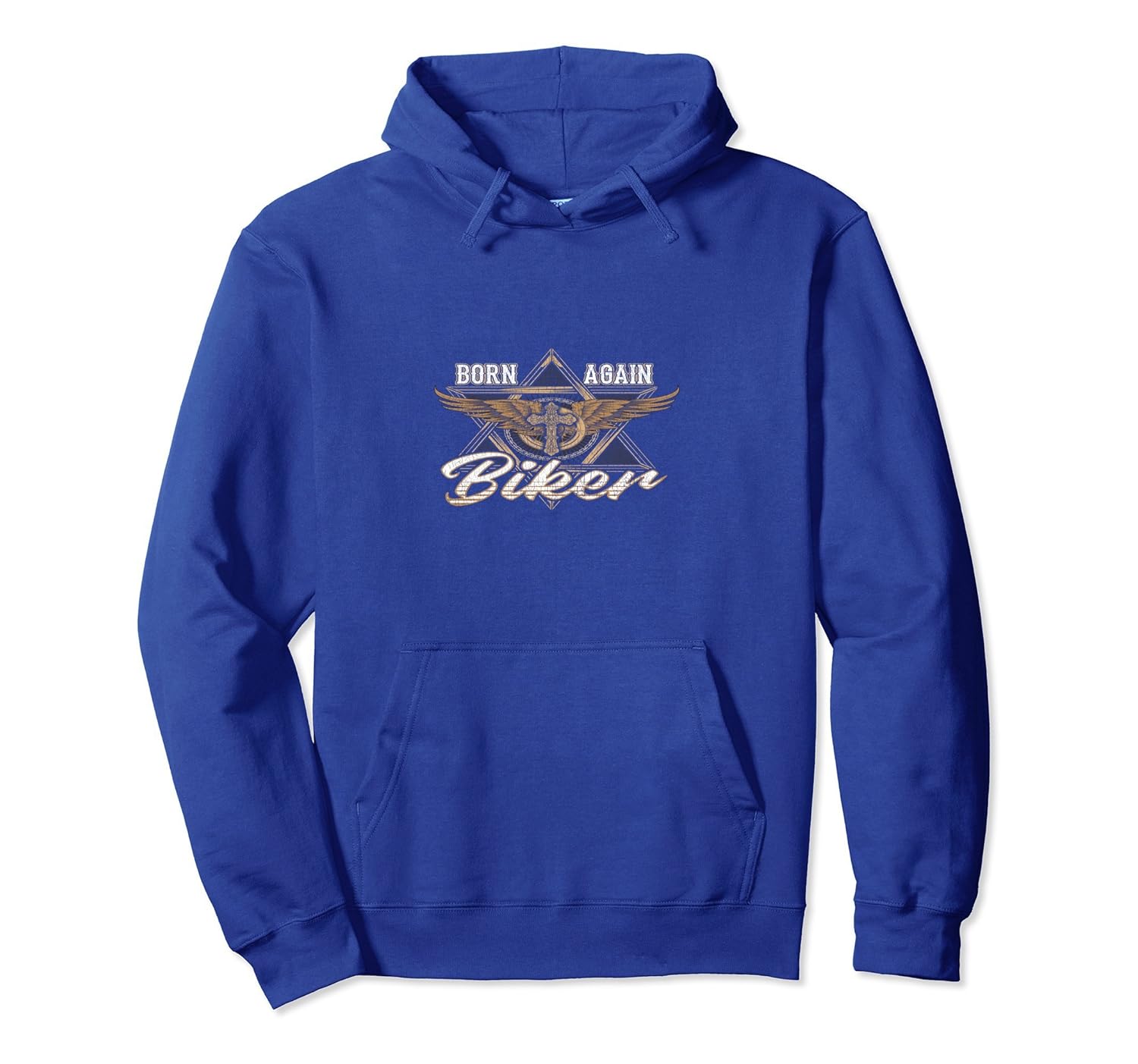 Motorcycle Hoodie Born Again Biker Jesus Christ Cross God-anz