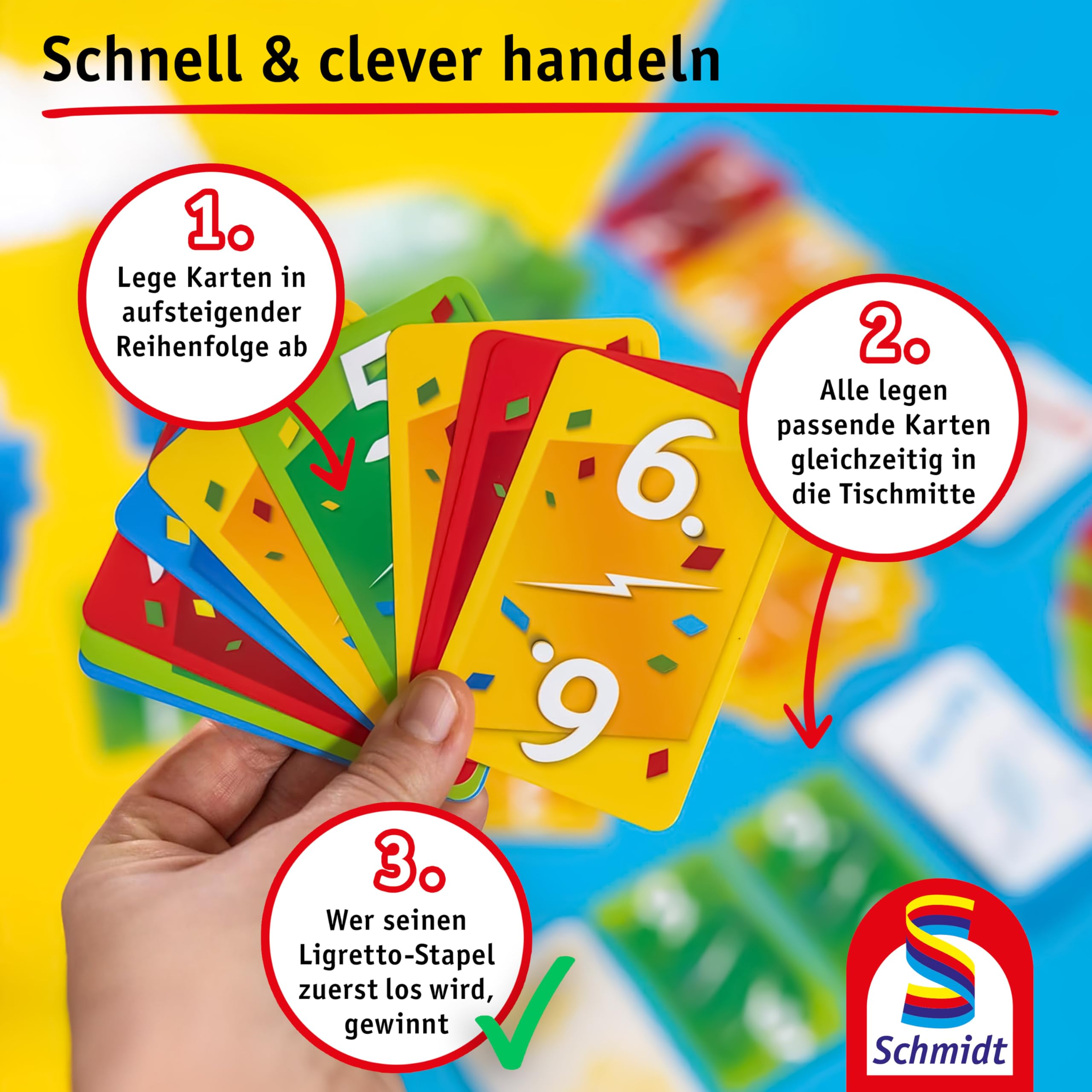 Schmidt Spiele 01301 - Ligretto rot, Kartenspiel 3