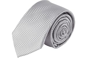 Jacob Alexander Boys Tone on Tone Herringbone Neck Tie