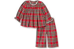 Amazon Essentials x Sofia Grainge Toddlers and Baby Girls' Long Sleeve Flannel Set