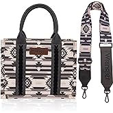 Montana West Wrangler Purse Western Aztec Tote Bag for Women with Guitar Strap | Western, Boho, Aztec, Western, Boho, Aztec