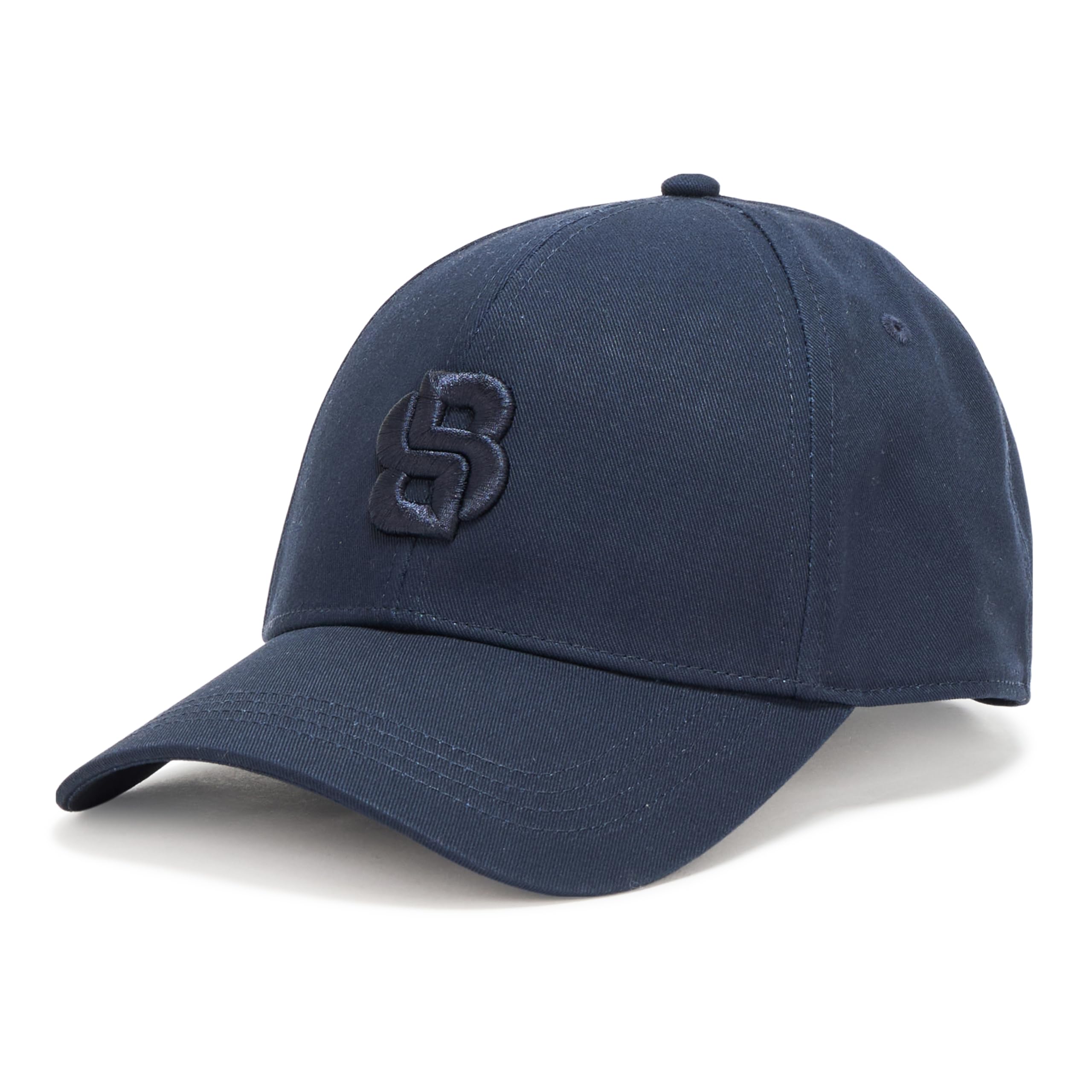 BOSS, Bold Center Logo Twill Cap, Premium Navy, One Size Image