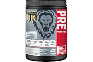IRON KINGDOM PRE-WORKOUT WHITE FREEZIE, Energy, Focus, Strength, Citrulline, Beta-Alanine