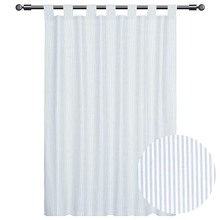 Sugarapple Dekoschal, Gardine, Vorhang (über 35 Farben wählbar) mit Schlaufen aus Baumwolle für Kinderzimmer und Babyzimmer. 