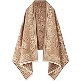 nratto Women's Reversible Pashmina Shawl Wrap for Women Big Scarf Holiday Gifts
