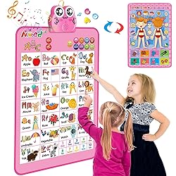 Electronic Interactive Double-Sided Alphabet Wall