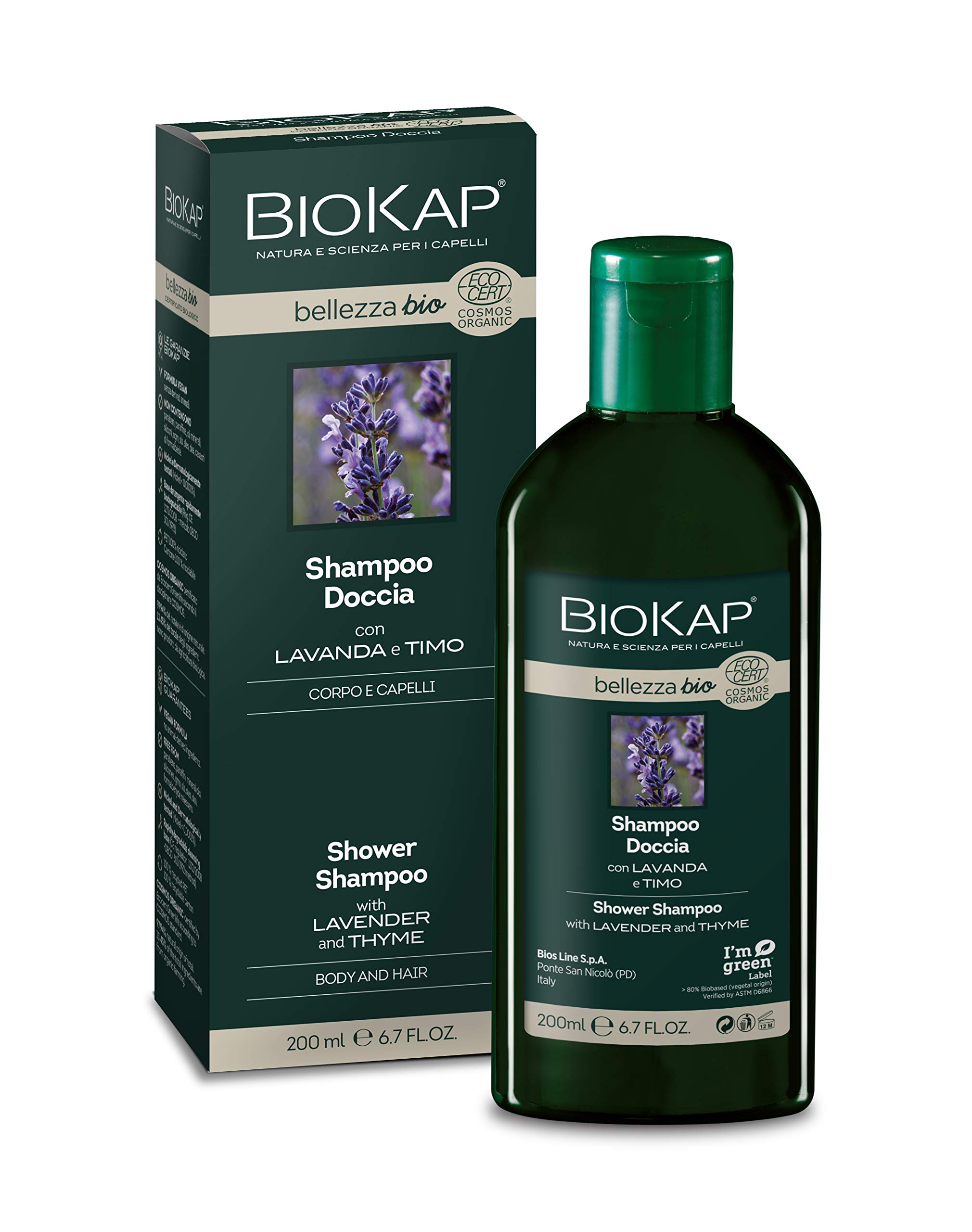 BIOKAP Shampoo & Shower Gel 200 ml