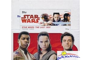 2017 Topps Star Wars: The Last Jedi MASSIVE Factory Sealed Retail Box with 24 Packs & 144 Cards! Includes 24 Parallels & 24 Insert Cards! Look for Autographs, Sketch Cards & Relics! WOWZZER!