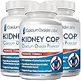 Kidney COP Calcium Oxalate Protector 120 Capsules, Patented Kidney Support for Calcium Oxalate Crystals, Helps Stops Recurrence of Stones, Stronger Than Chanca Piedra Stone Breaker Supplements 3 Pack