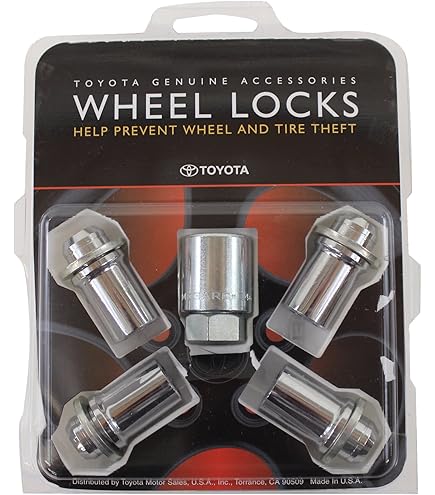 TOYOTA4本ロック。 Genuine Toyota Accessories 00276-00900 Wheel Lock, Wheel Locks