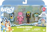 Bluey and Friends 4 Figure Pack Coco Snickers Honey 2.5 Inch Figures