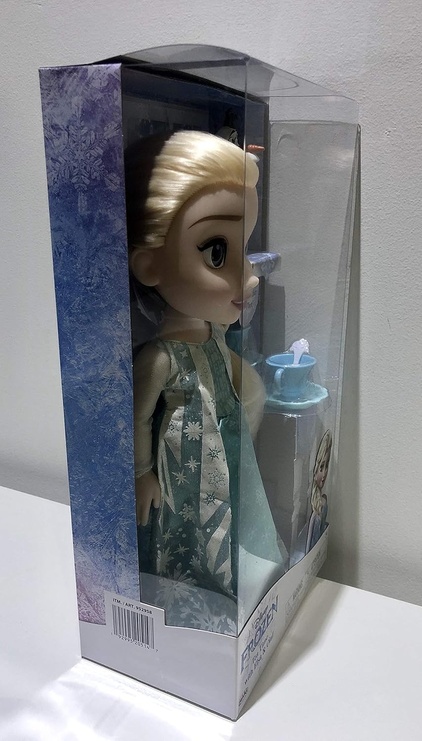 Disney Frozen Tea Time with Elsa and Olaf Doll Playset, Blue - Image 5