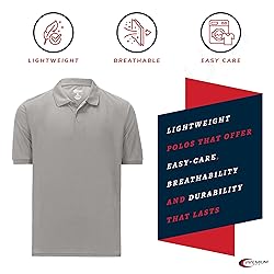 Premium Wear Men's High Moisture Wicking Polo T