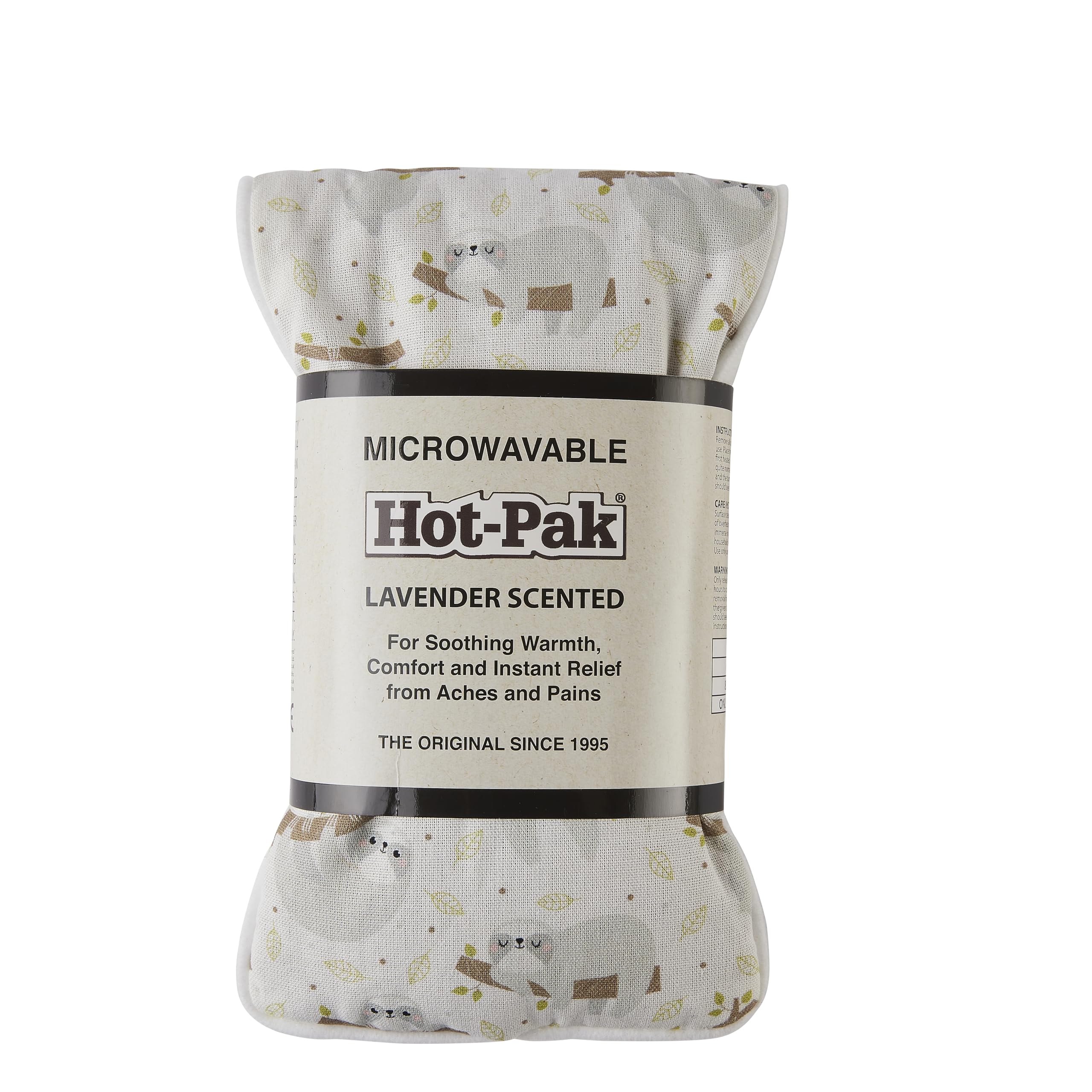 Warmies Hot-Pak Sloth Microwavable Weighted Headpack with French Lavender Scent. Hot or Cold for Cool Relaxation and Warm Relief