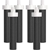 Replacement for Brita Water Filter, Water Bottle Filter Compatible with Brita® BB06 Hard Sided, Stainless Steel and Sport Bottle Filter, 6 Packs