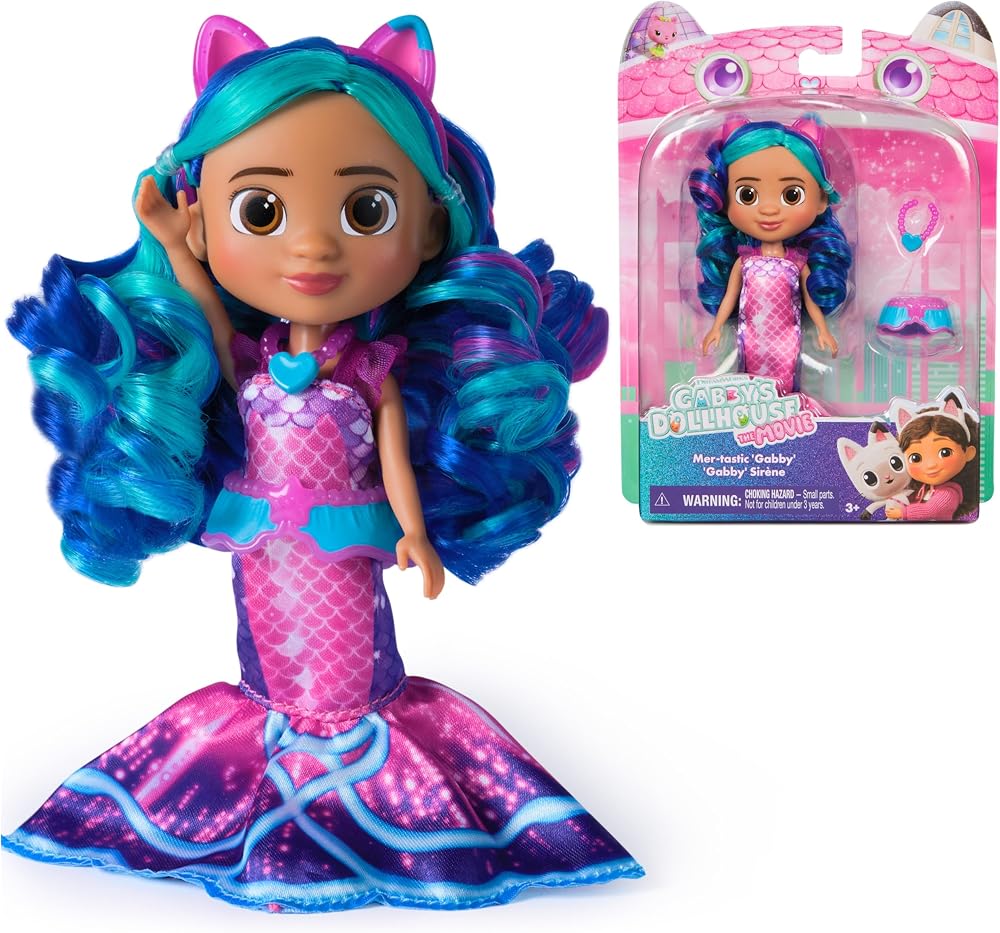 Gabby’s Dollhouse Mer-tastic Gabby 6-Inch Mermaid Figure