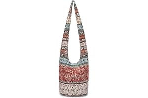 COTON POSE Women Shoulder Handbags Fashion canvas Hippie Crossbody Bags Bohemian Animal Prints Hobo Bags