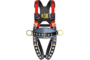 Safety Harness Fall Protection Harnesses Full Body Roofing Construction Harness 5 Point Adjustment Harness