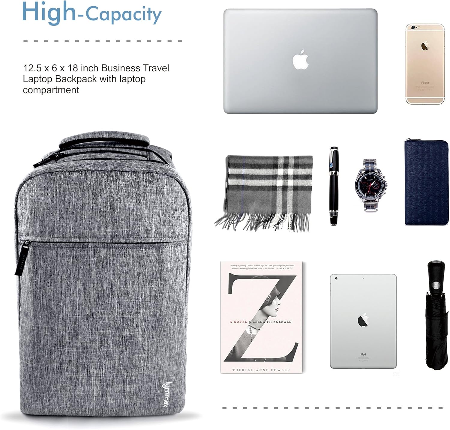 lymmax laptop backpack