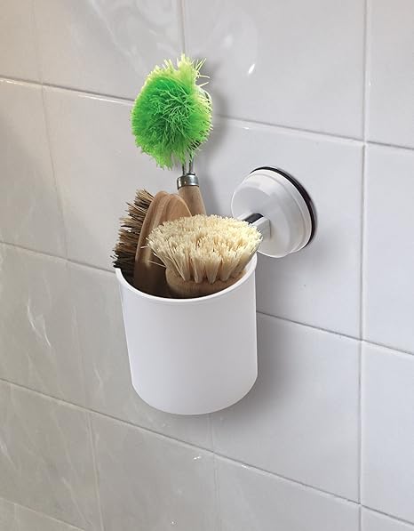 Mp Essentials Badezimmer Artikel Mit Saugnapfen Fur Wohnwagen Wohnmobil Dusche Und Badezimmer Tragbar Reise Weiss Amazon De Kuche Haushalt