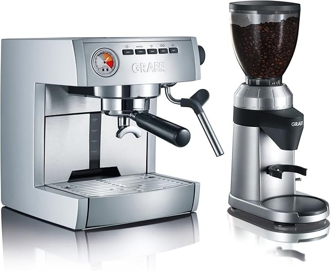 Graef ES 85 + CM 80 coffee makers (Manual, Espresso machine, Ground
