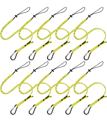 Amazon.com: Hard Hat Lanyard with Clamp,Elastic,Lime