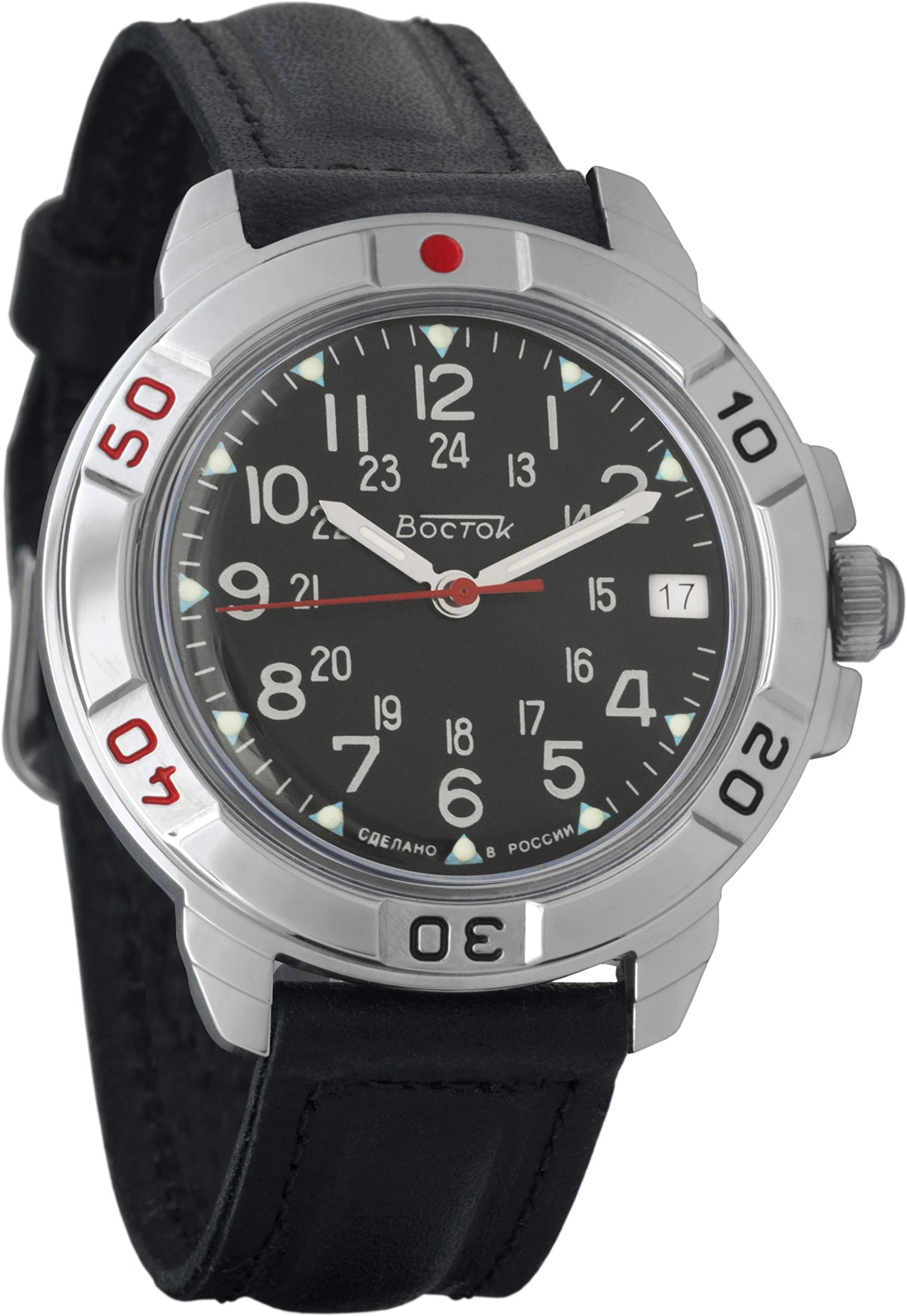 Vostok Komandirskie Hand-Winding Mechanical Russian Military Mechanical Watch // 431783