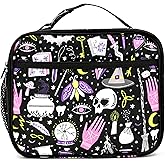 Droerfes Goth Magic Insulated Lunch Box Reusable Lunch Bag Women Men Cooler Tote Bag For Kids Boys Girls Work Picnic School Office