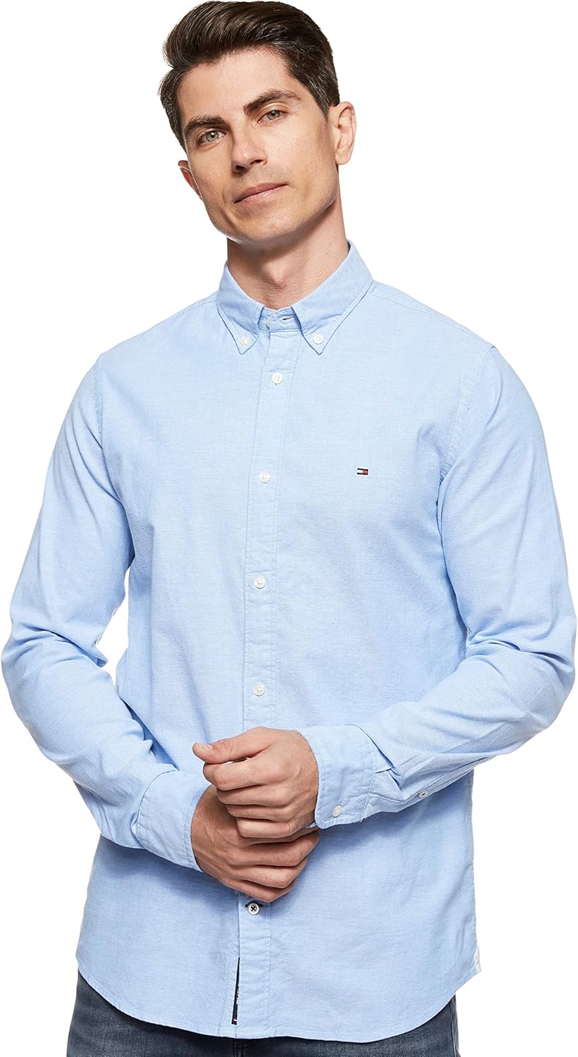 tommy hilfiger core stretch slim fit oxford shirt